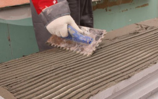 Чем приклеить пенопласт к бетону; выбор материала